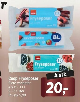 Fakta Tyskland Coop Fryseposer tilbud