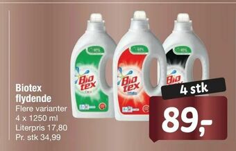 Fakta Tyskland Biotex flydende tilbud