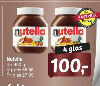 Fakta Tyskland Nutella tilbud