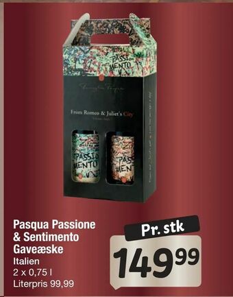 Fakta Tyskland Pasqua Passione & Sentimento Gaveæske tilbud