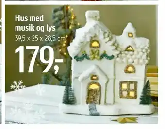 Føtex Hus med musik og lys tilbud