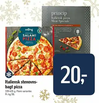 Føtex Italiensk stenovns bagt pizza tilbud
