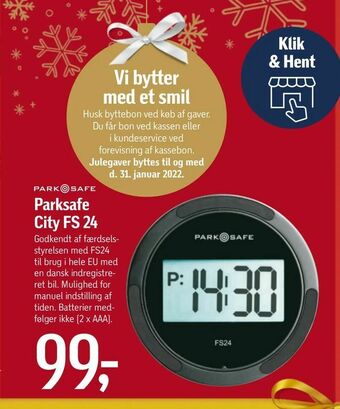 Føtex Parksafe City FS 24 tilbud