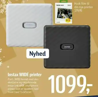Føtex Instax WIDE printer tilbud