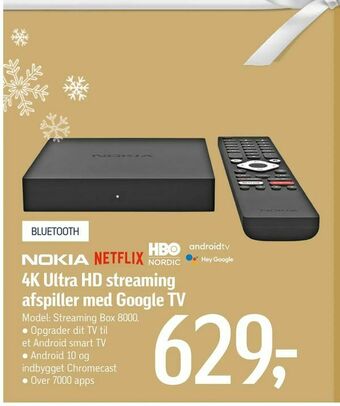Føtex 4K Ultra HD streaming afspiller med Google TV tilbud