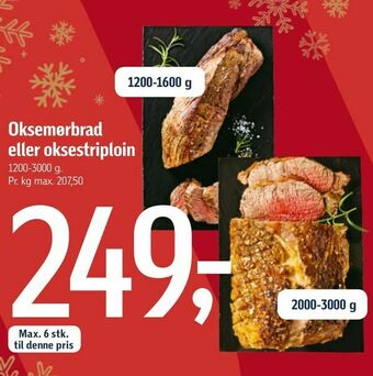 Føtex Oksemørbrad eller oksestriploin tilbud
