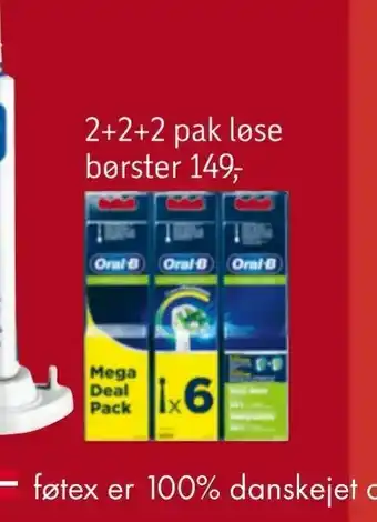 2+2+2 pak løse børster