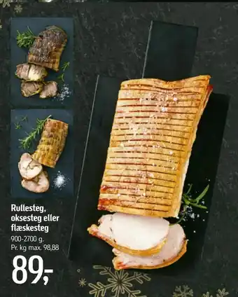 Rullesteg, oksesteg eller flæskesteg