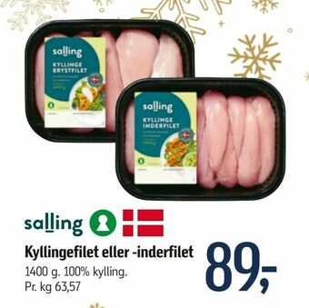 Føtex Kyllingefilet eller -inderfilet tilbud