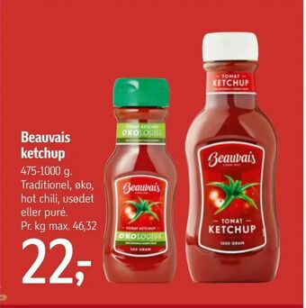 Føtex Beauvais ketchup tilbud