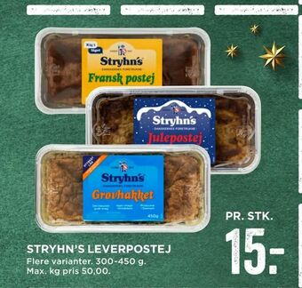 MENY Stryhn's leverpostej tilbud