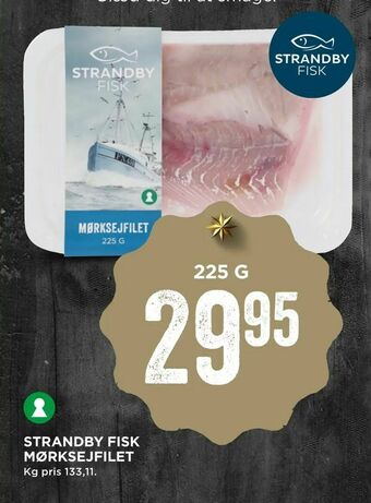 MENY Strandby fisk mørksejfilet tilbud
