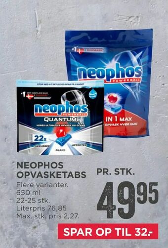 MENY Neophos opvasketabs tilbud