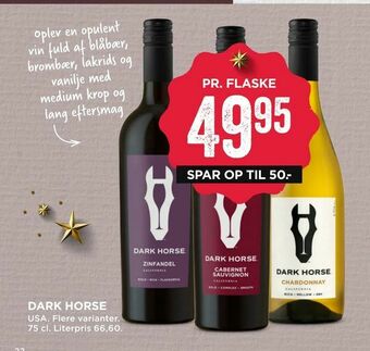 MENY Dark horse tilbud