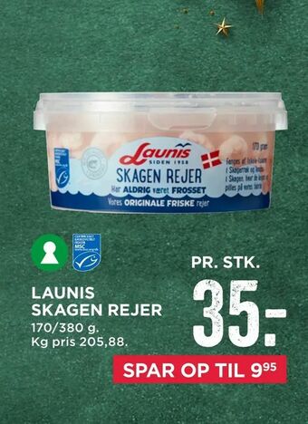 MENY Launis skagen rejer tilbud