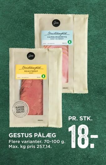 MENY Gestus pålæg tilbud