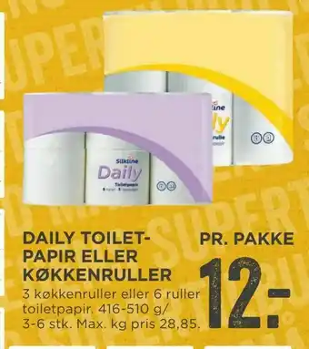 Daily toilet­papir eller køkkenruller
