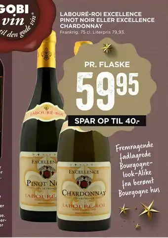 MENY Labouré-roi excellence pinot noir eller excellence chardonnay tilbud
