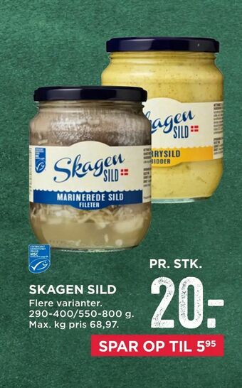 MENY Skagen sild tilbud