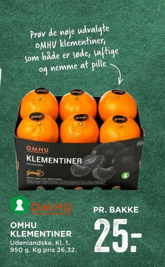 MENY Omhu klementiner tilbud