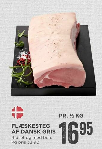 MENY Flæskesteg af dansk gris tilbud