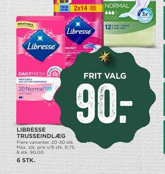 MENY Libresse trusseindlæg tilbud