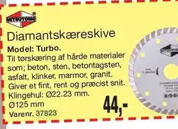 Harald Nyborg MITSUTOMO Diamantskæreskive tilbud