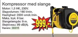 Harald Nyborg STANLEY Kompressor med slange tilbud