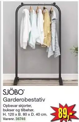 Harald Nyborg SJÖBO Garderobestativ tilbud
