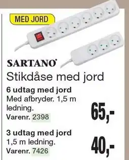 Harald Nyborg SARTANO Stikdåse med jord tilbud