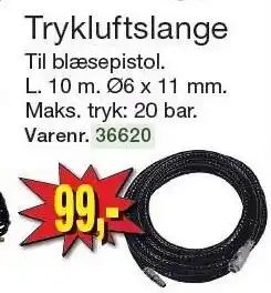 Harald Nyborg STANLEY Trykluftslange tilbud