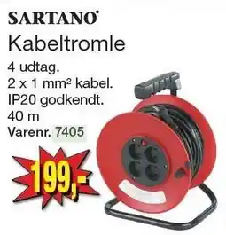 Harald Nyborg SARTANO Kabeltromle tilbud