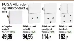 Harald Nyborg FUGA Afbryder og stikkontakt tilbud