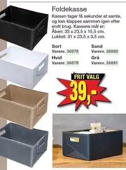 Harald Nyborg Foldekasse tilbud