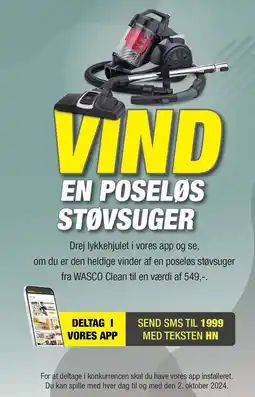 Harald Nyborg VIND EN POSELØS STØVSUGER tilbud