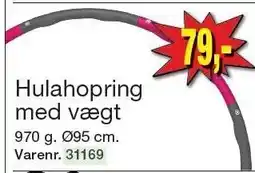 Harald Nyborg Hulahopring med vægt tilbud