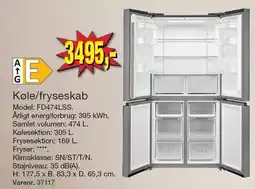 Harald Nyborg Wasco Køle/fryseskab tilbud