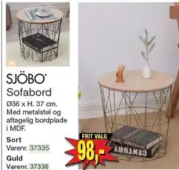 Harald Nyborg SJÖBO Sofabord tilbud