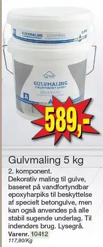 Harald Nyborg Gulvmaling 5 kg tilbud