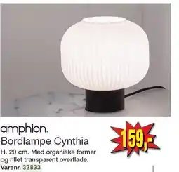 Harald Nyborg Bordlampe Cynthia tilbud