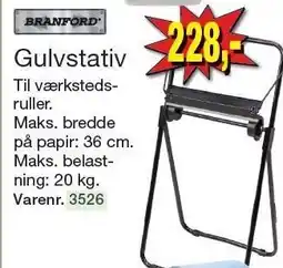 Harald Nyborg BRANFORD Gulvstativ tilbud