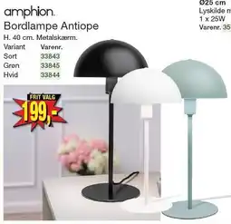 Harald Nyborg Bordlampe Antiope tilbud