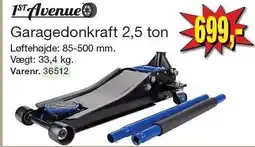 Harald Nyborg 1st Avenue Garagedonkraft 2,5 ton tilbud