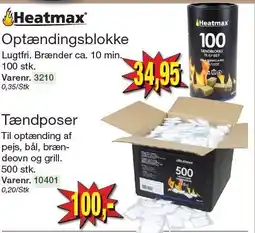 Harald Nyborg Heatmax Optændingsblokke eller Tændposer tilbud