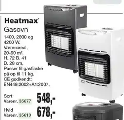 Harald Nyborg Heatmax Gasovn tilbud