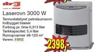 Harald Nyborg Zibro Laserovn 3000 W tilbud