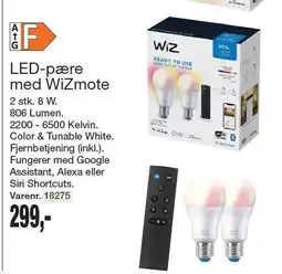 Harald Nyborg LED-pære med WiZmote tilbud