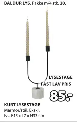 JYSK KURT LYSESTAGE tilbud