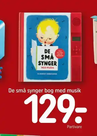 REMA 1000 De små synger bog med musik tilbud