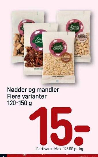 REMA 1000 Nødder og mandler tilbud